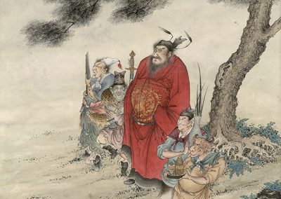 Zhong kui Exorcising the Devil