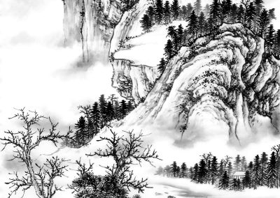 Introduction to Black and White Landscape Painting Series