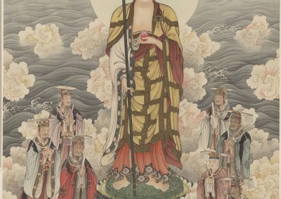 Kṣitigarbha with the Ten Kings of Hell